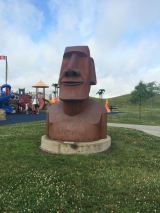 The Easter Island Head in Altoona, IA
