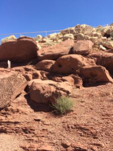 Rocks at the meteor crater that look out of this world